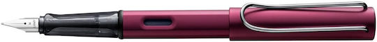 Lamy AL-star Writing Pen Medium Purple made of Aluminum with Blue Ink