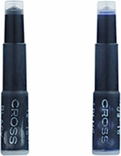 Cross 6 Ανταλλακτικά Μελάνια για Πένα Blue Black