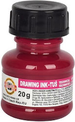 Koh-I-Noor Ersatz- und Füllfederhaltertinten für Marker Rote 20ml Koh-I-Noor Ersatz- und Füllfederhaltertinten für Marker Rote 20ml