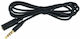 The Sssnake Cablu Audio TRRS 3,5 mm Male - 3,5 mm Feminin Negru 1m