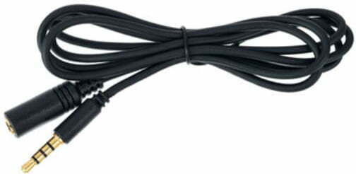 The Sssnake Cablu Audio TRRS 3,5 mm Male - 3,5 mm Feminin Negru 1m