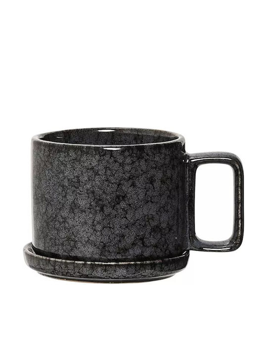 Bloomingville Tasse Kaffee Keramik Schwarz 300ml