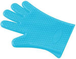 Silicone Oven Mitt Blue