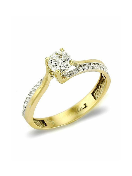 Paraxenies Single Stone from Gold 14K