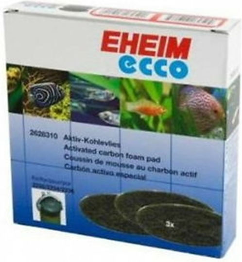Eheim Pad Filtru Carbon Burete Pentru Filtrarea Acvariului Cu Carbon Activat 3 Bucăți