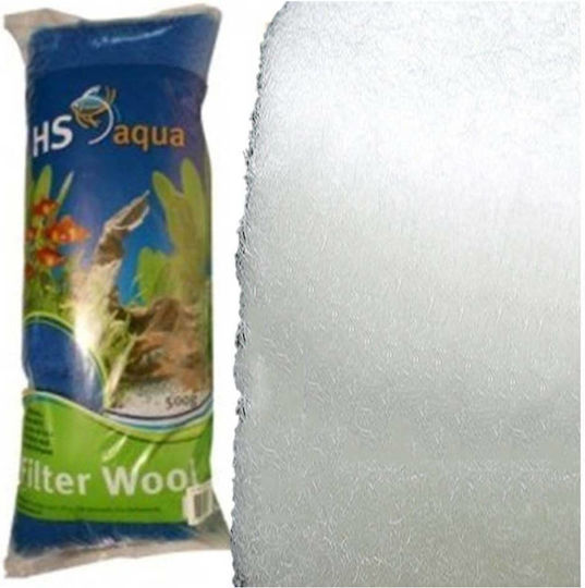 HS Aqua FILTER MAT FILTER Υαλοβάμβακας για Φιλτράρισμα Ενυδρείου 500gr 1τμχ