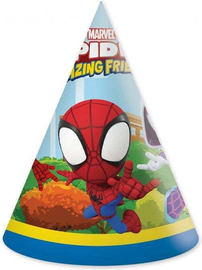 Procos Spiderman Party Hats 6pcs 94879