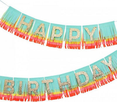 Meri Meri Happy Birthday Garland for Party