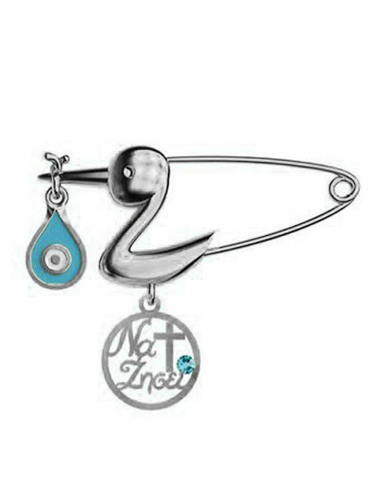 Paraxenies Child Safety Pin made of Silver for Boy