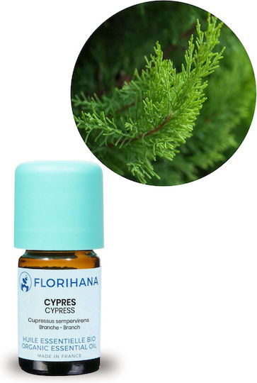 Florihana Βιολογικό Αιθέριο Έλαιο Κυπαρίσσι 5ml