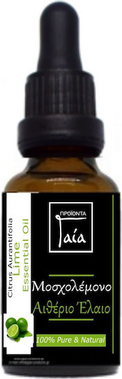 Gaia Products Βιολογικό Αιθέριο Έλαιο Lime με Σταγονόμετρο 5ml