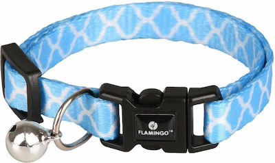 Flamingo Cat Collar Blue 10mm