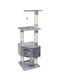 Europet Bernina Classic Eco Tree Ονυχοδρόμιο Γατόδεντρο Γκρι 40x40x135εκ.