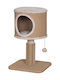 Europet Bernina Trend Kratzbaum Katzenbäume Beige 2 Ebenen 38x38x60.5cm