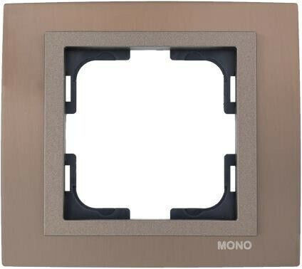 Mono Electric Πλαίσιο Διακόπτη 1 Θέσης σε Μπρούτζινο Χρώμα 500-004300160