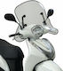 Fabbri Vizieră transparentă motocicletă pentru Honda SH 125 3400/B-E