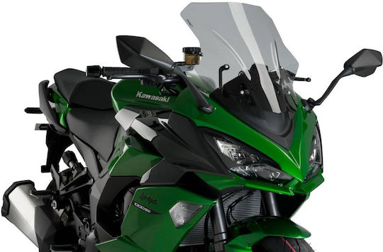Puig Motorcycle Windshield & Windscreen Tinted Visor for Kawasaki Ninja ZX - 10 R 20471H