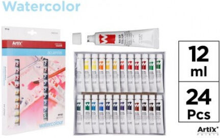 Madrid Papel Set Acuarele Multicolore 12ml 24buc PP190