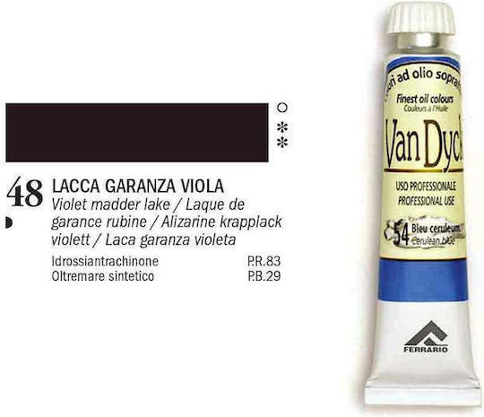 Ferrario Λαδομπογιά 20ml Μωβ