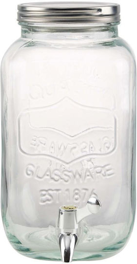 Butlers Refresh Βάζο για Τσάι με Καπάκι Γυάλινο Διάφανο 3500ml