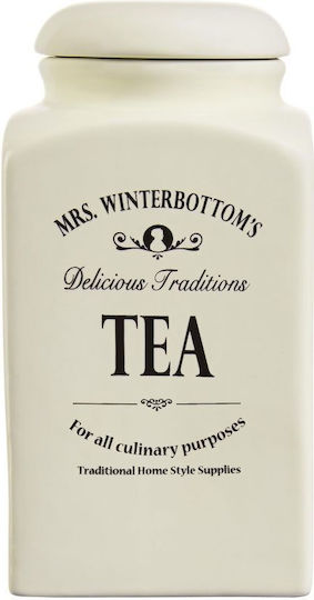 Butlers Βάζο για Τσάι με Καπάκι Κεραμικό Μπεζ 1300ml