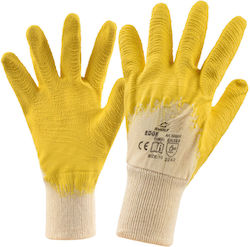 Palltex Latex Safety Gloves Yellow