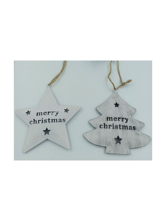 Christmas Tree Ornament White