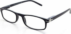Frog Optical Lesebrille +4.00 in Schwarz Farbe