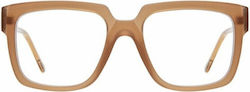 Kuboraum Acetat Brillengestell Beige Kuboraum Acetat Brillengestell Beige