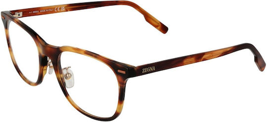 Zegna Men's Acetate Brown Tortoise EZ5248H565320145
