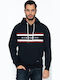 Sweatshirt mit Kapuze Blau