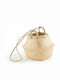 La Redoute Interieurs Decorative Basket Wicker with Handles Beige 24x24x21cm