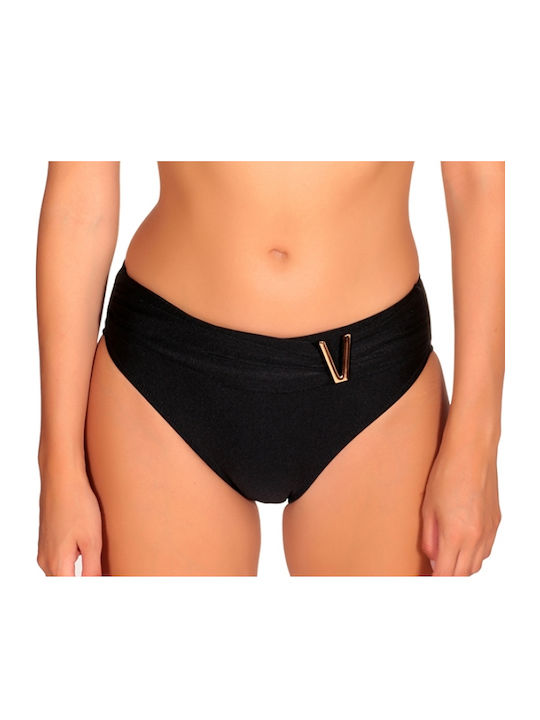 Bikini Slip High Waist Black