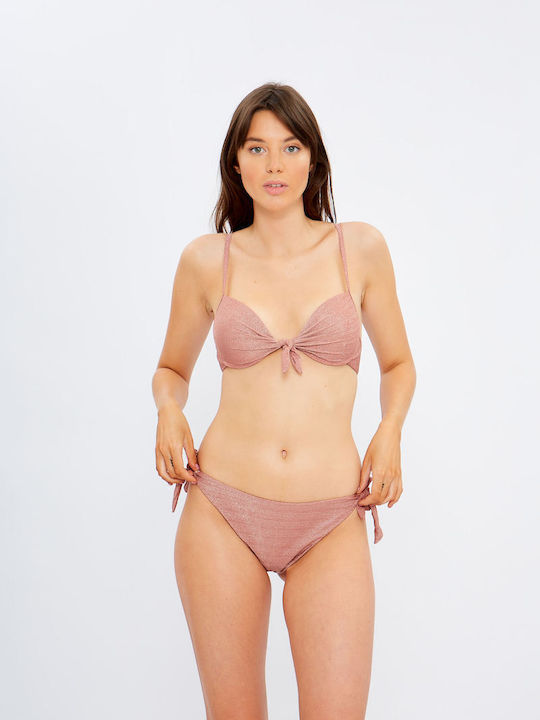 GALATEA Bikini Σουτιέν με Ενίσχυση Ροζ