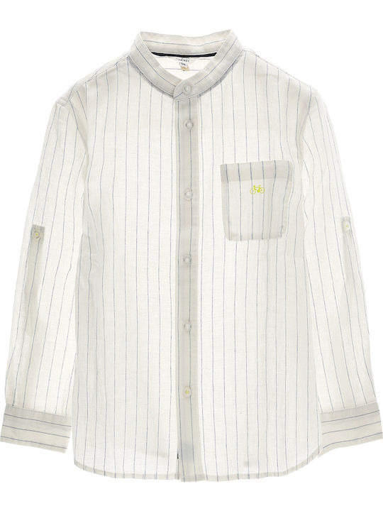 Original Marines Kids Linen Shirt White