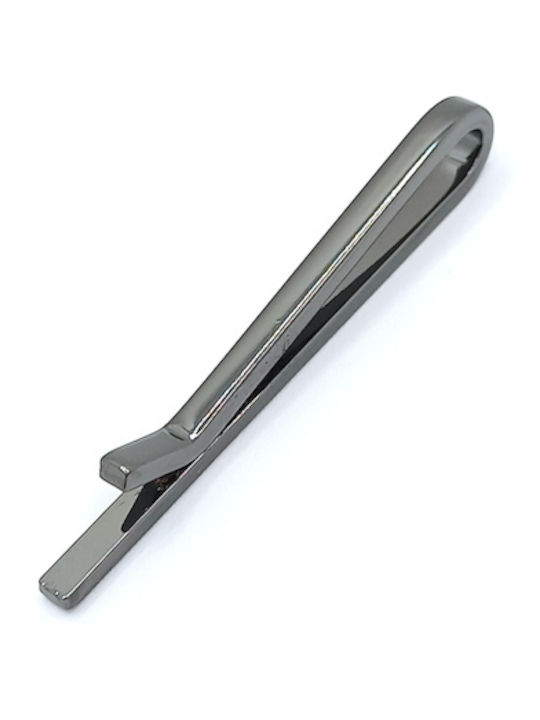 PS Silver Clip Γραβάτας από Ατσάλι Μαύρο