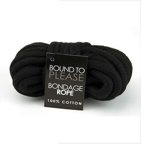 Bound to Please Σχοινί Δεσίματος σε Μαύρο Χρώμα