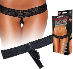 Hustler Lingerie Γυναικείο Sexy Slip Αυτοκινήτου Μαύρο