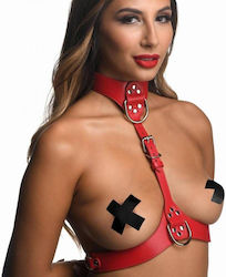 Strict Leather Harness Κόκκινο