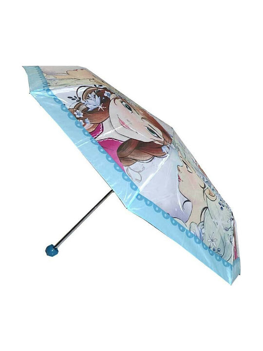 Disney Παιδική Ομπρέλα Σπαστή Frozen Μπλε με Διάμετρο 107εκ.