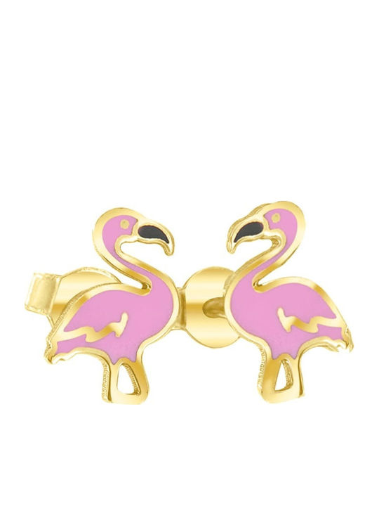 Eforo Kids Earrings Studs from Gold 14K