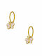 Amor Amor Gold Plated Silver Pendants Kids Earrings Butterflies