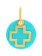 Q-Jewellery Παιδικό Μοτίφ Σταυρός από Χρυσό 14K 400145