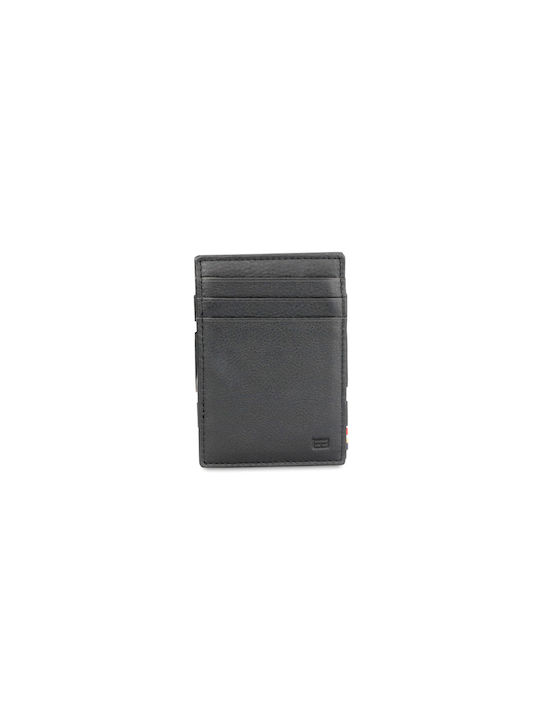 Garzini Essenziale Δερμάτινο Ανδρικό Πορτοφόλι Καρτών με RFID Μαύρο