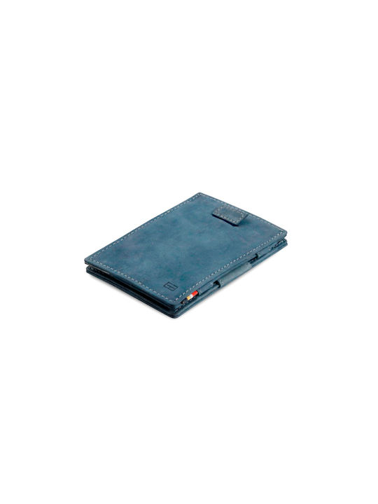 Garzini Ανδρικό Πορτοφόλι Καρτών με RFID Μπλε