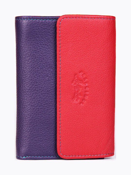Large Leather Women's Wallet Classic Red