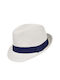 Stamion Straw Men's Fedora White