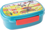 Oops Kids Set Lunch Plastic Box Blue