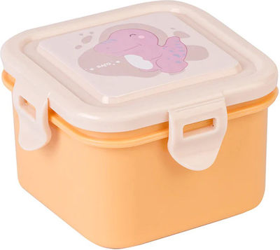 Saro Kids Lunch Plastic Box 0.28lt Multicolour L9.5xW9.5xH6.5cm