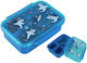 Total Gift Plastik Kinder Lebensmittelbehälter Mehrfarbig 18 x 13 x 6cm